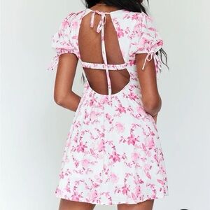 Princess Polly Mina Pink Floral Mini Dress !!!